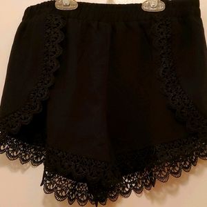 Bohemian black shorts